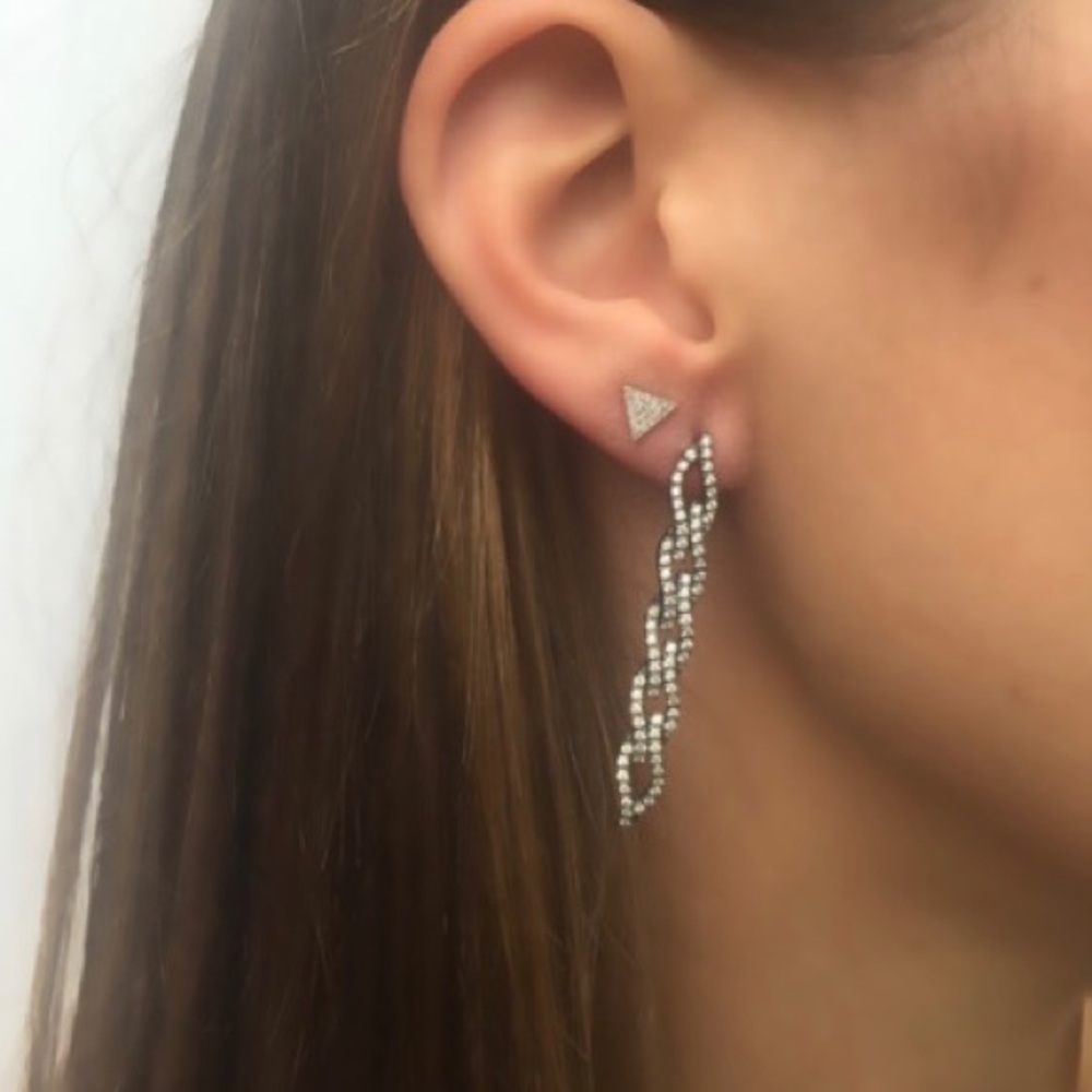 14K NATURAL DIAMOND EARRINGS